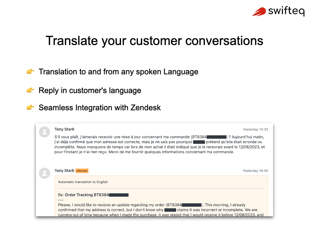 Translate Conversations primary marketing image — Translations app on the Zendesk Marketplace