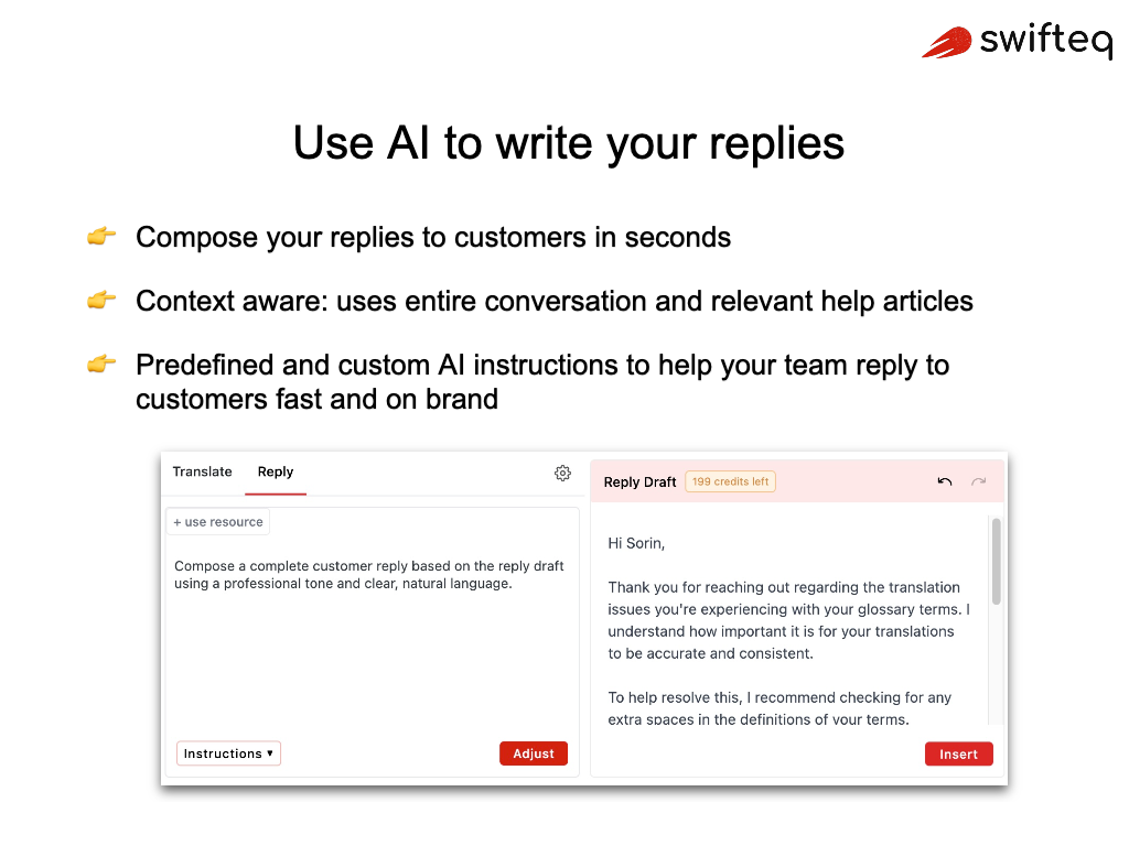 Translate Conversations feature detail — Translations app on the Zendesk Marketplace